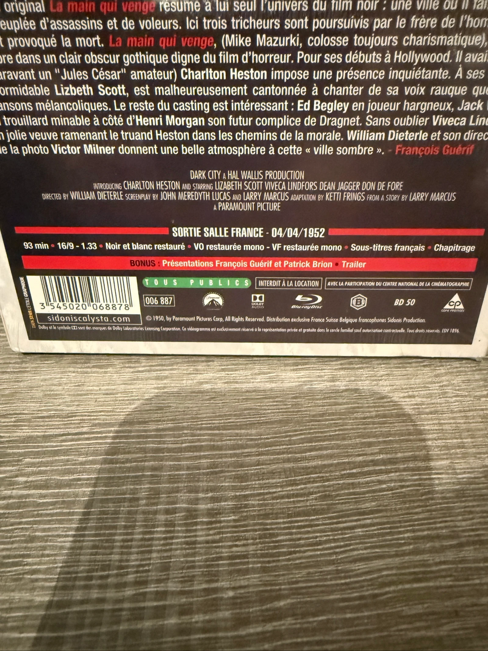 De wrekende hand bluray nieuw onder blister – photo 3